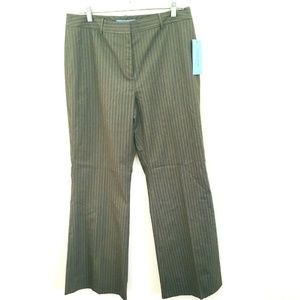 NWT! Antonio Melani Pinstripe Flare Dress Pants 12